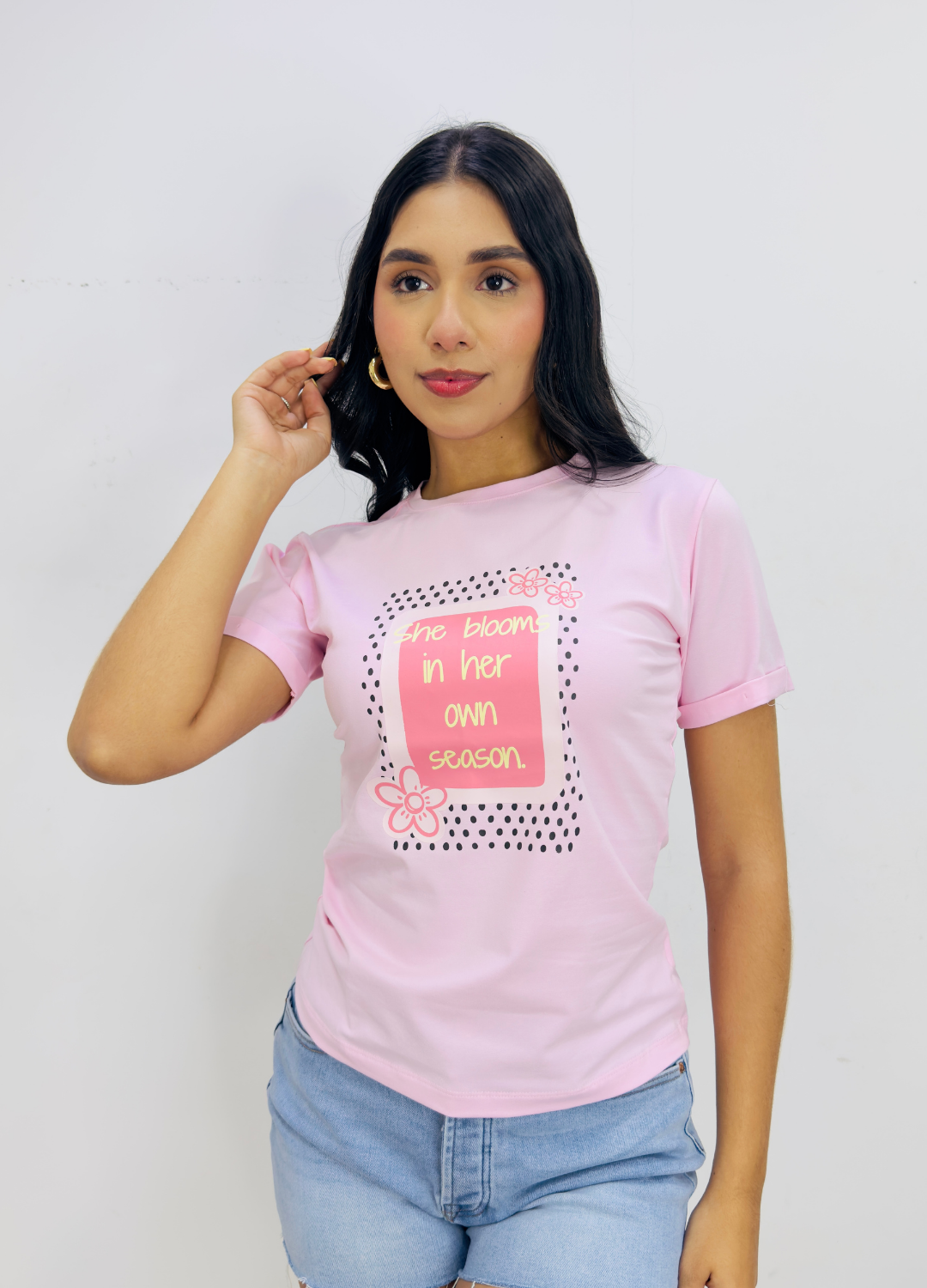 T-Shirt Flor Puntos