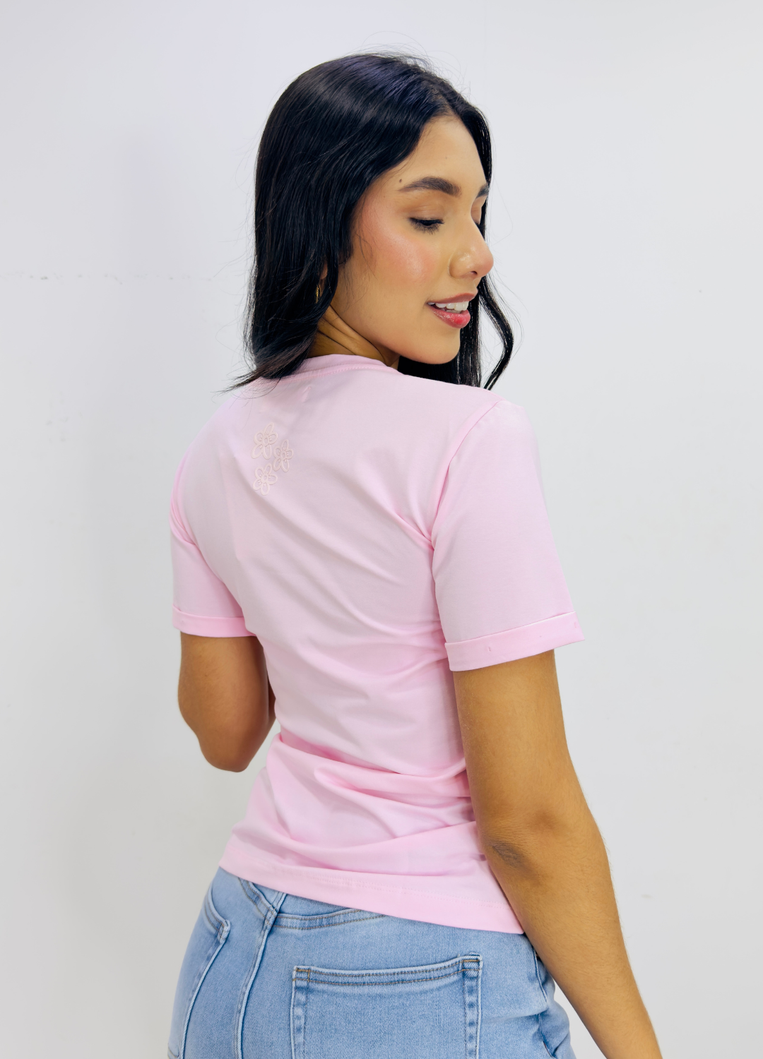 T-Shirt Flor Puntos